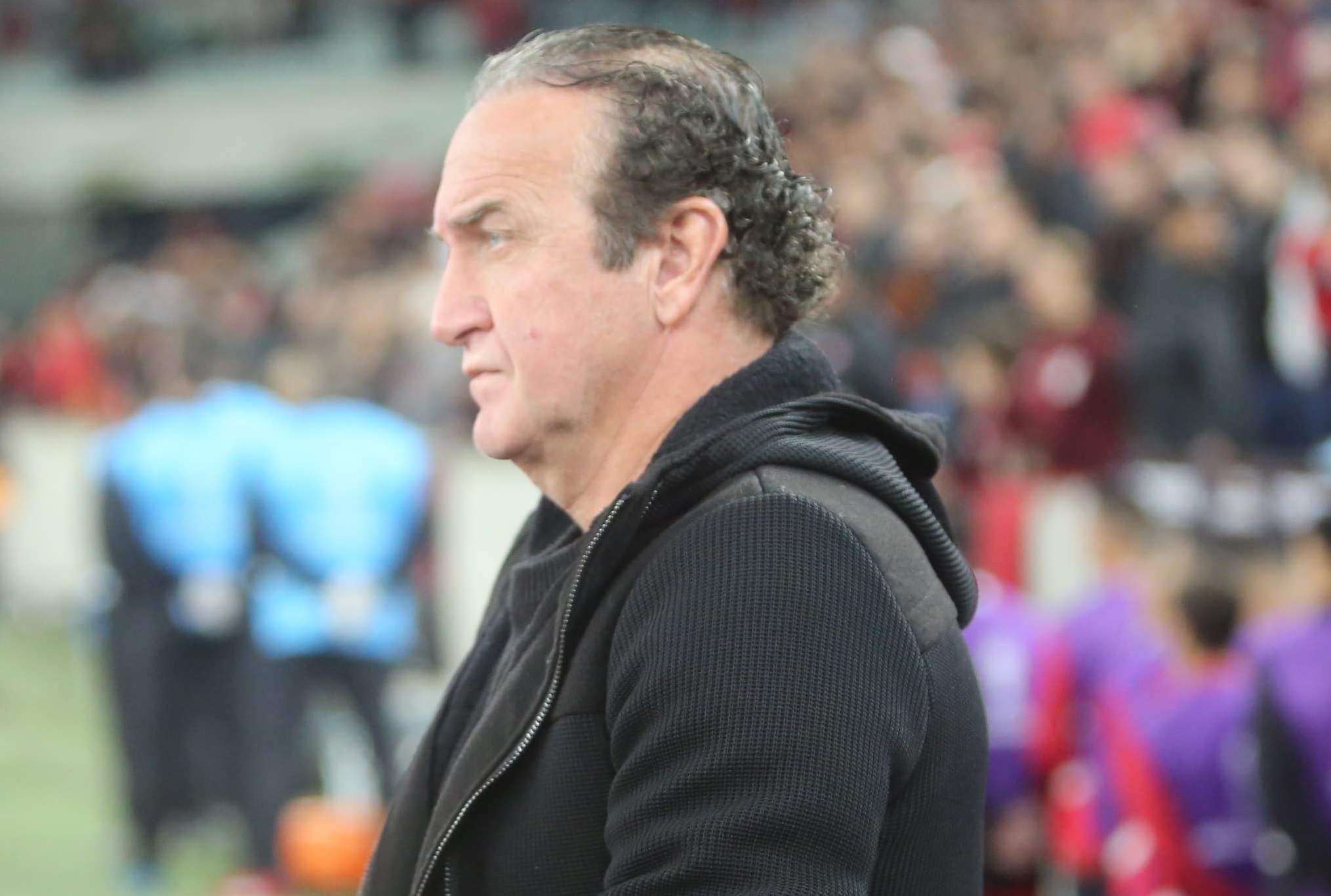 O técnico Alexi Stival, o Cuca