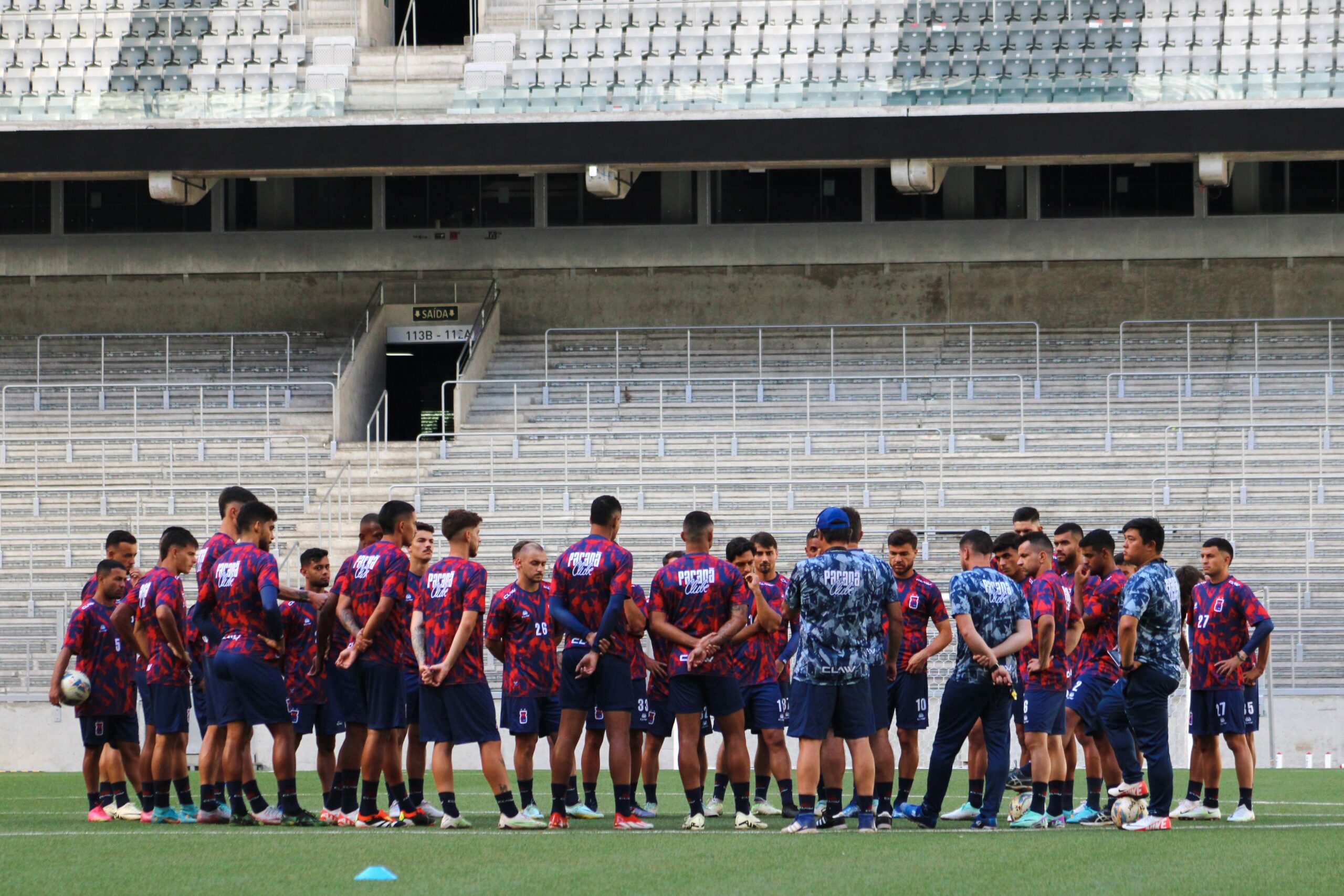 Paraná Clube treina na Ligga Arena