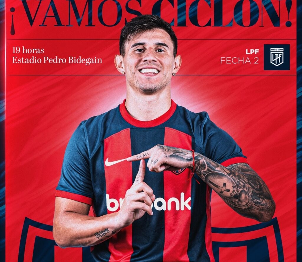 Adam Bareiro, do San Lorenzo