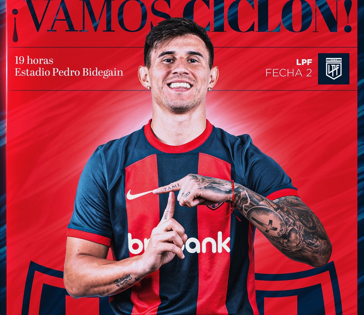 Adam Bareiro, do San Lorenzo