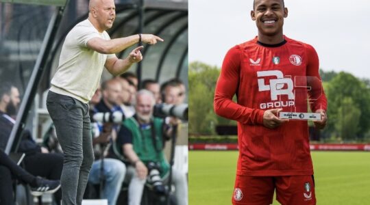 Arne Slot e Igor Paixão