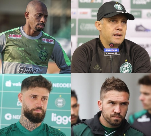 Waguininho, Eduardo Baptista, Fabrício Daniel e Willian Farias