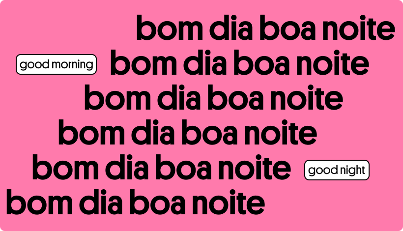 bom dia