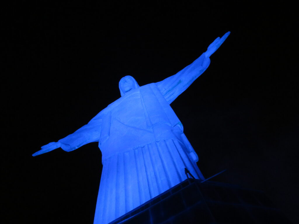 cristo azul
