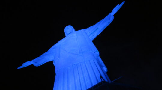 cristo azul