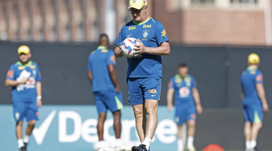 O técnico Dorival Júnior, da seleção brasileira: jogo em Curitiba