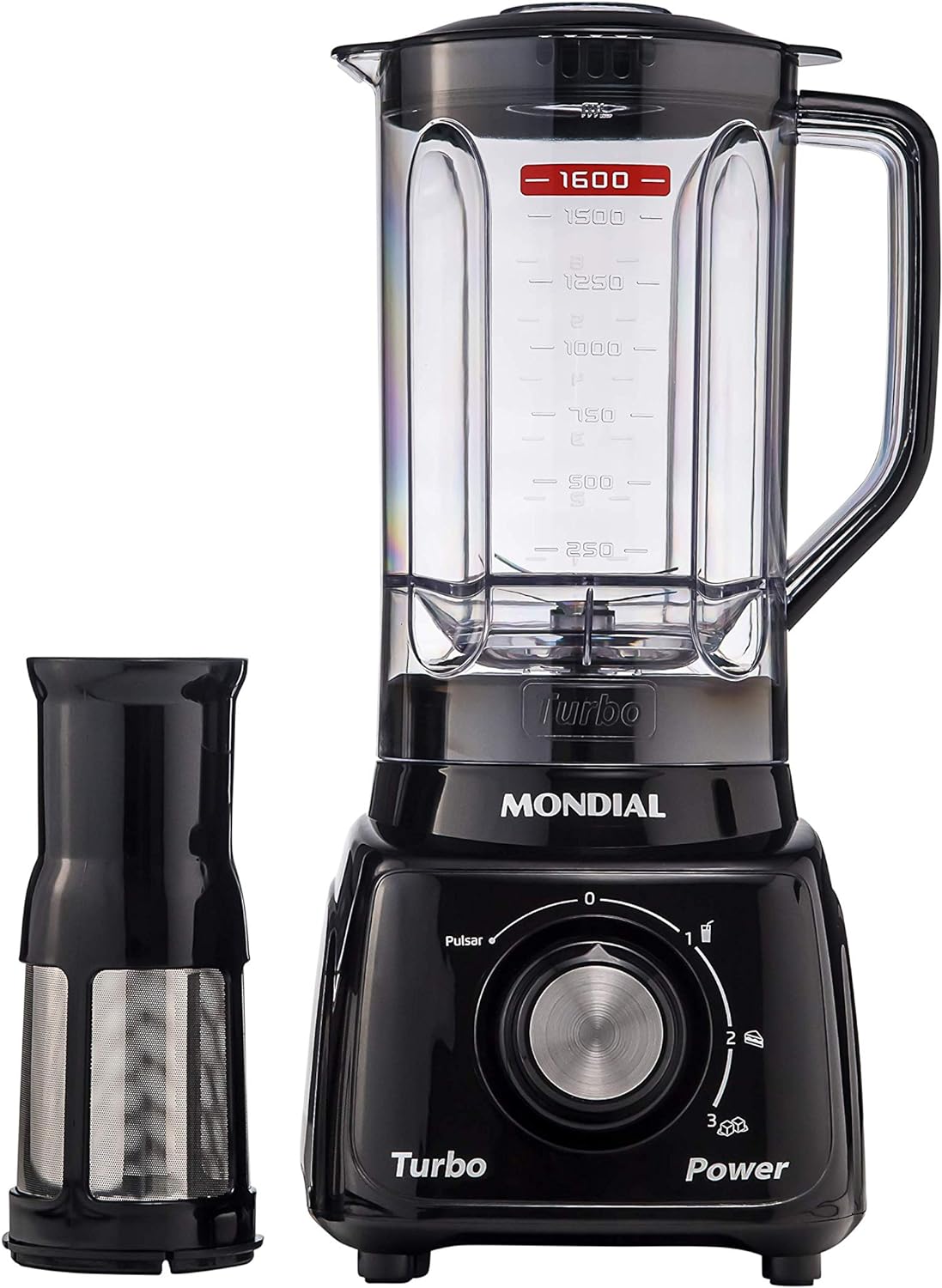 Liquidificador Turbo Power, Mondial, Preto, 550W, 220V 