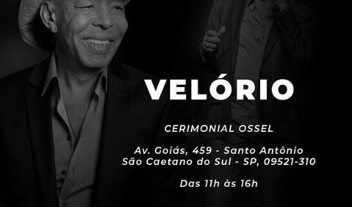 Nota do velório do cantor Chrystian, que fazia dupla com Ralf