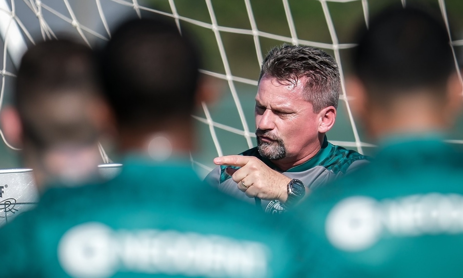 O técnico do Coritiba, Fábio Matias