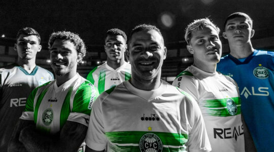 Novas camisas do Coritiba