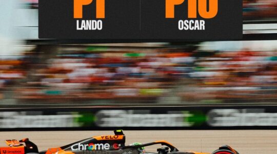Lando Norris na pole