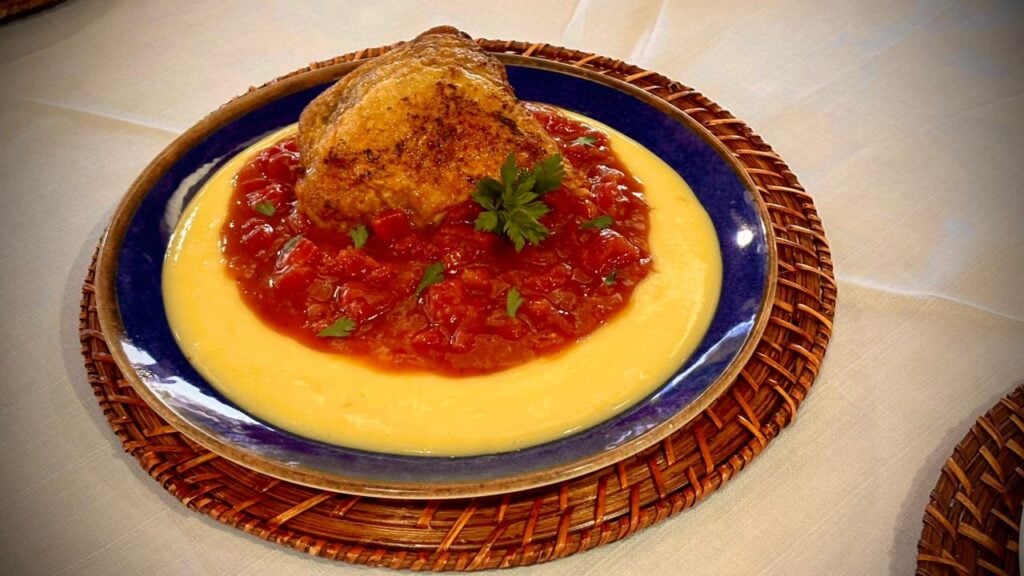 Frango caipira (foto T. Rodrigues)