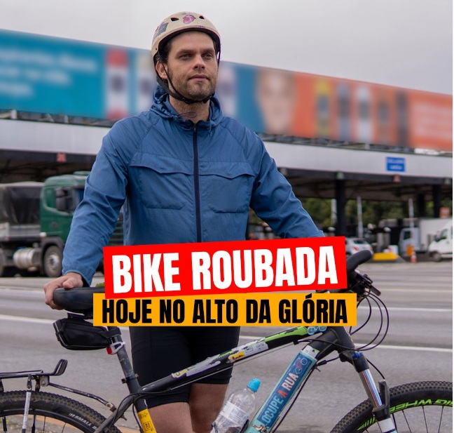 Goura bicicleta furtada alto da glória