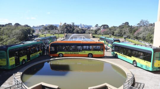 Veja a linha em que os seis primeiros ônibus elétricos serão usados no transporte de Curitiba
