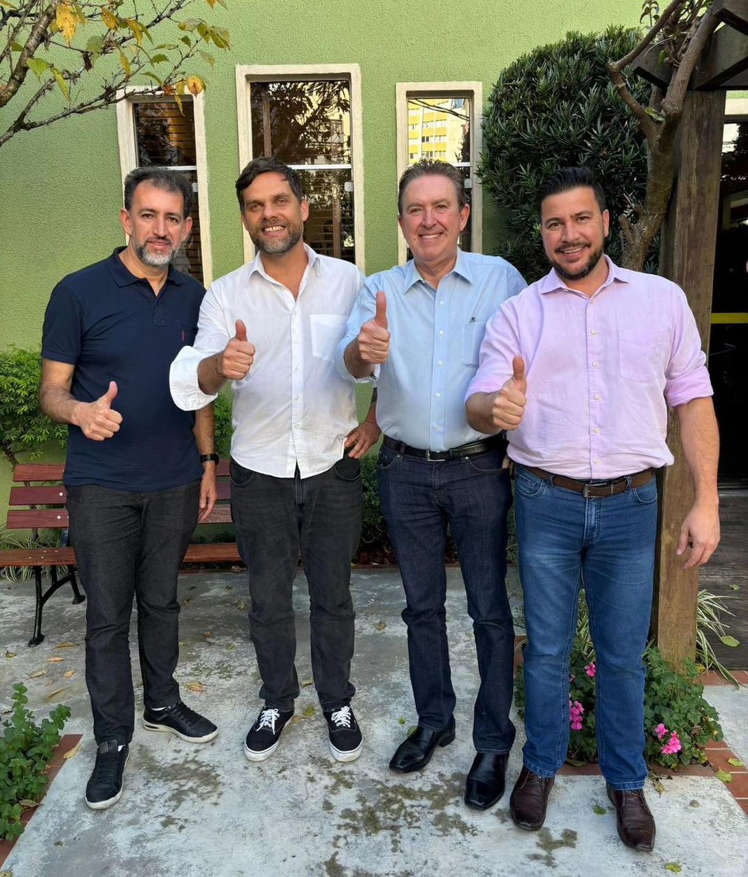 Almoço ducci goura arilson PT PSB PDT