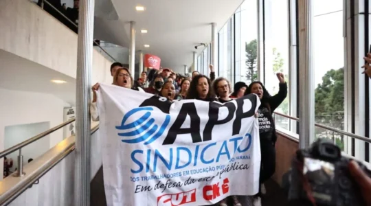 greve dos professores