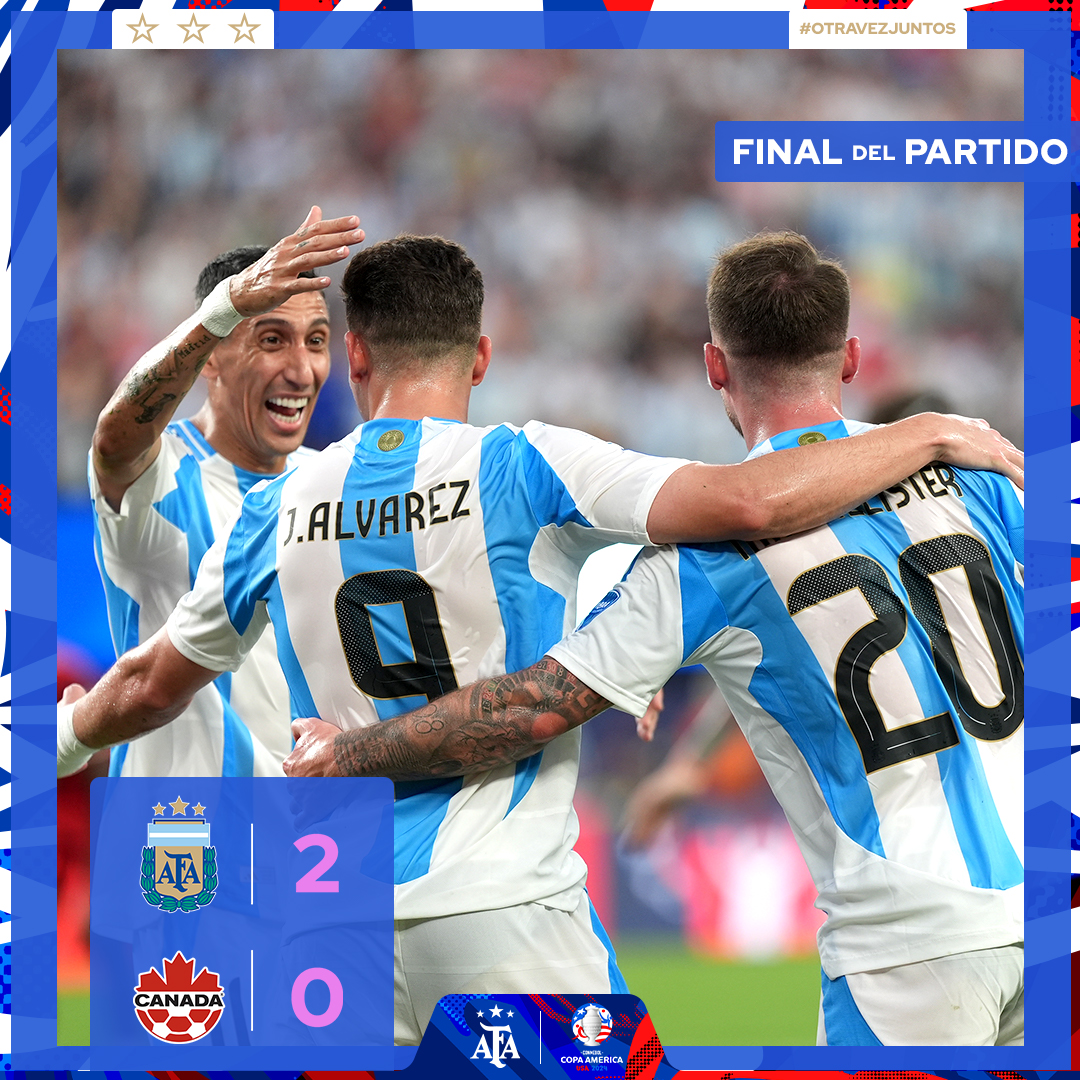 Argentina vence o Canadá
