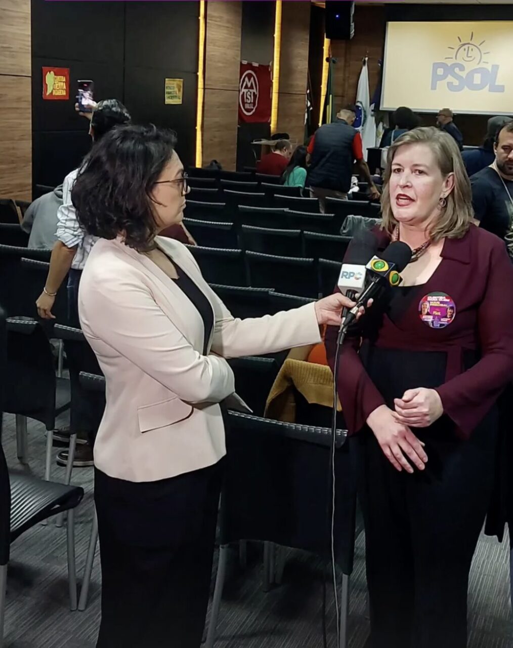 Andrea Caldas convenção PSOL