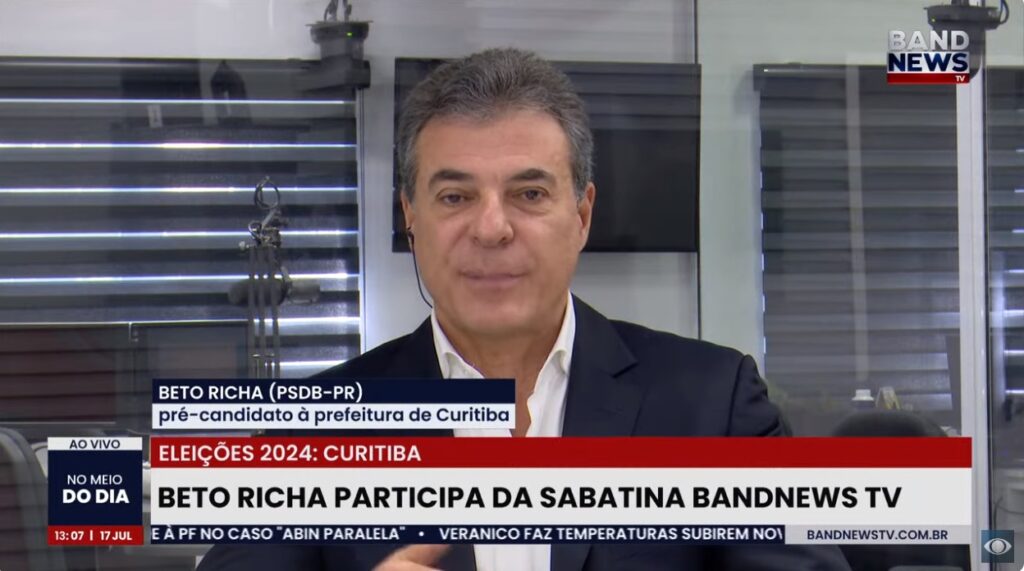 beto richa sabatina bandnews TV