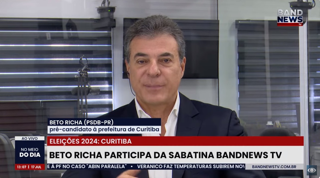 beto richa sabatina bandnews TV