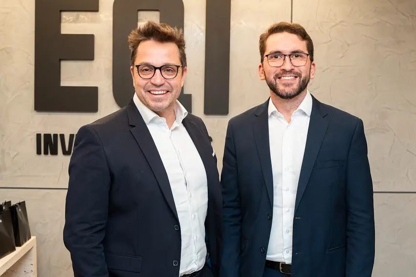 Juliano Custódio, CEO da EQI Investimentos, e Lucas Barbosa de Carulice, sócio e Assessor de Investimentos Sênior da EQI Investimentos. (Guilherme Gustavo Becker/Divulgação)