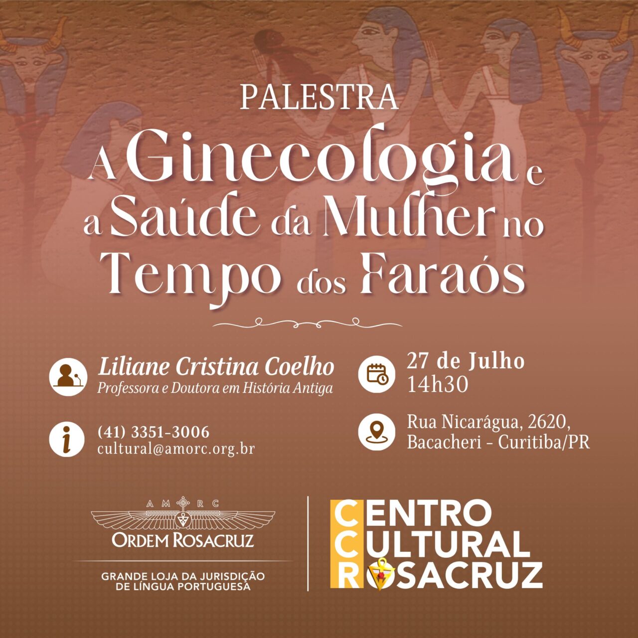 palestra saude mulher egito antigo