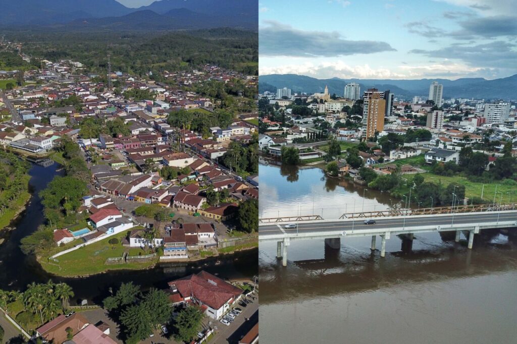 Ponte em União da Vitória.