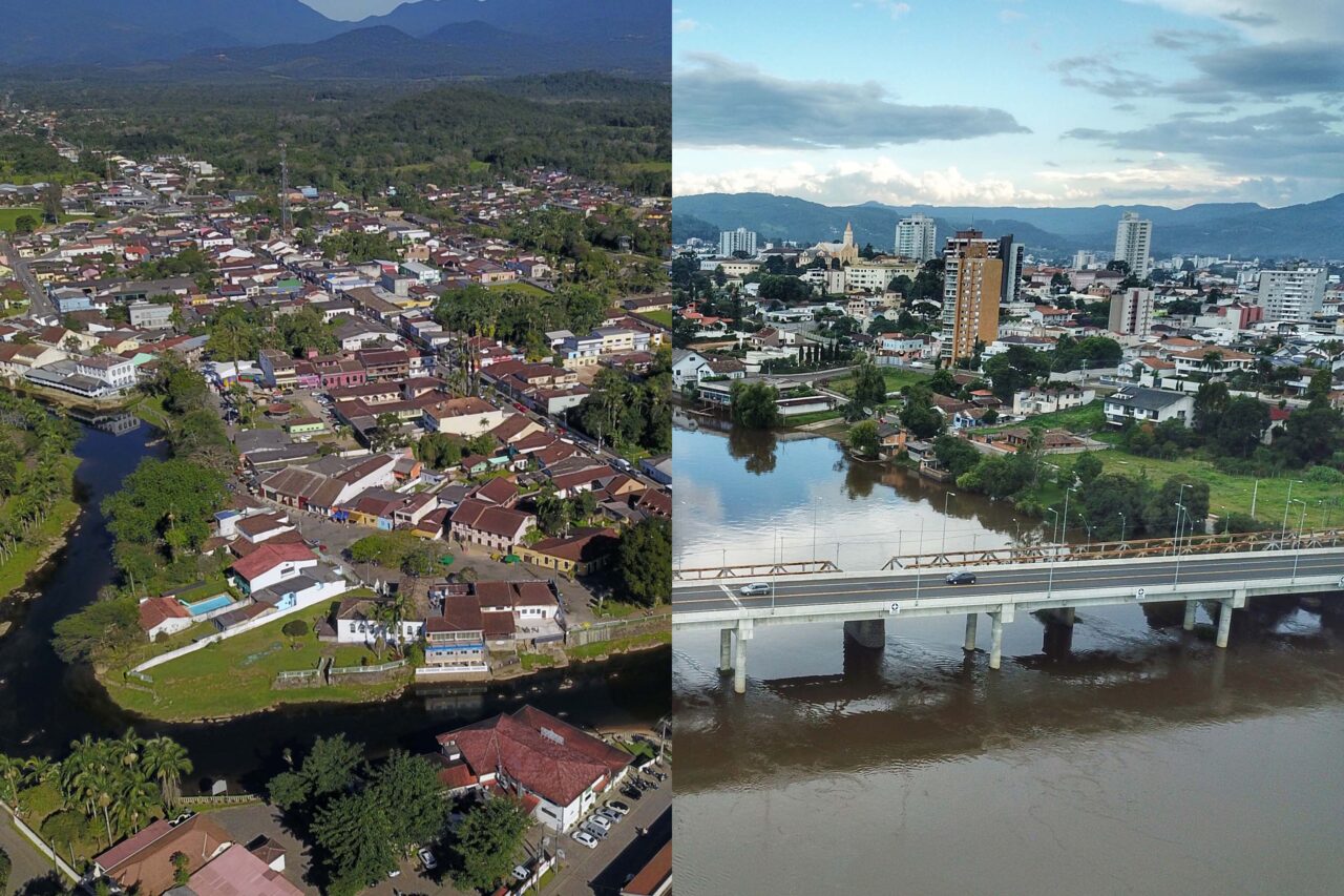 Ponte em União da Vitória.