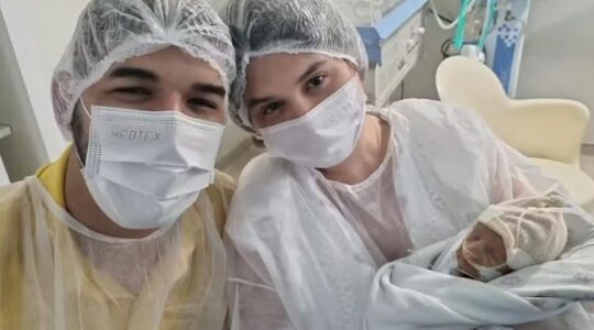 Zé Vaquiero, a mulher Ingra e o filho Arthur