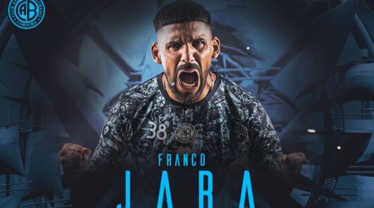 Belgrano e Athletico: o atacante Franco Jara