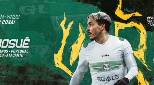 Coritiba confirma contratação de Josué