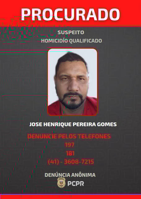 Foragido procurado pela Polícia Civil