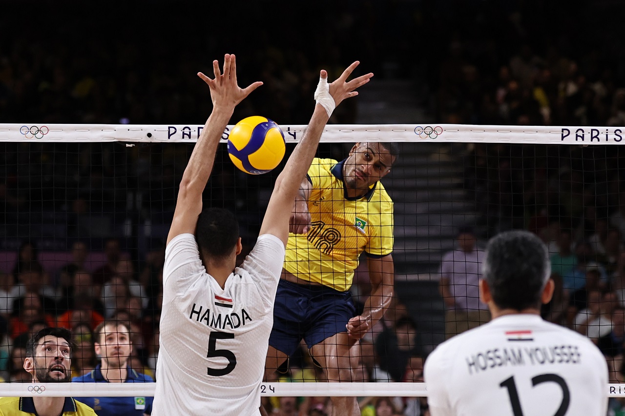 Vôlei masculino - Brasil vence o Egito