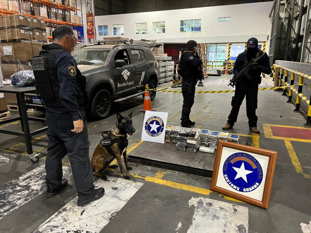 cocaina receita federal porto