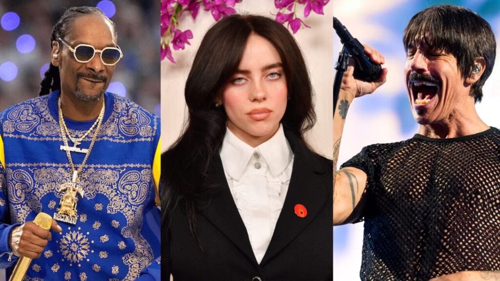 Snoop-Dogg-Billie-Eilish-e-Anthony-Kiedis