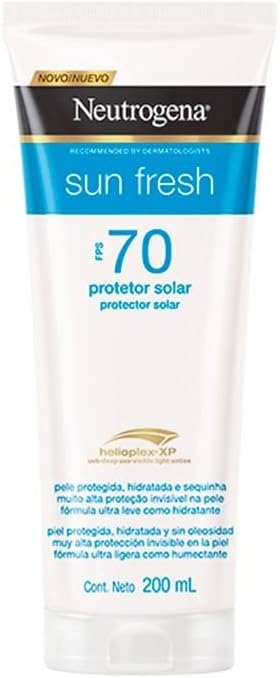 Neutrogena Sun Fresh Protetor Solar Corporal FPS 70, 200ml