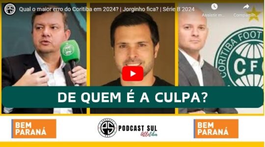 Coritiba no Direto da Redação Podcast Sul