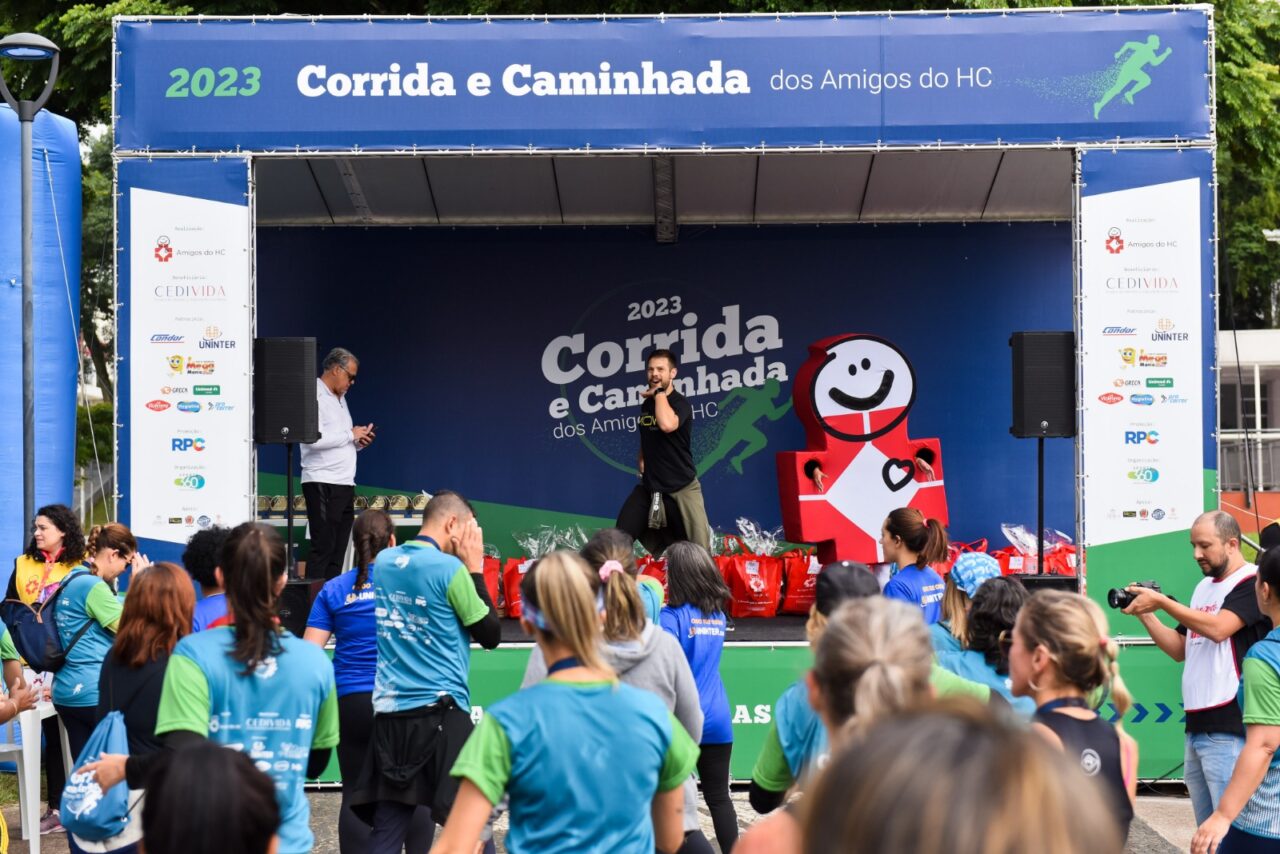 corrida e caminhada amigos do hc