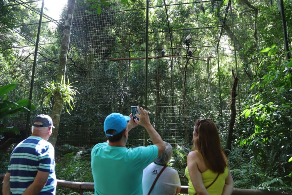 04/2019 – Foz do Iguaçu – Parque das Aves. Foto: José Fernando Ogura/ANPr