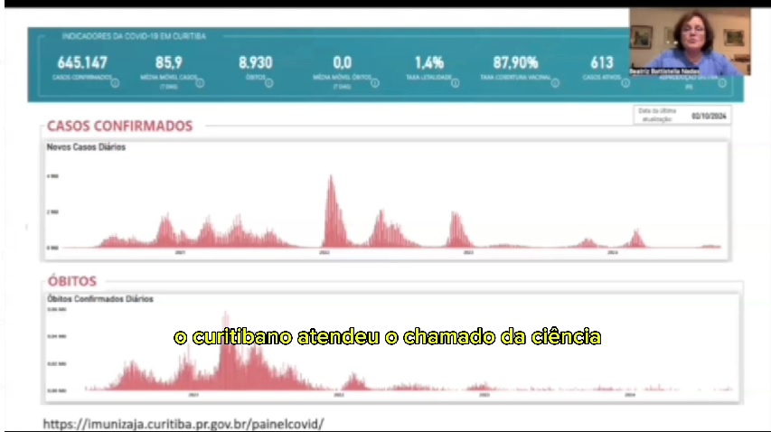 vídeos desinformação saúde educação Cristina