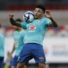 Igor Jesus em treino da seleção: revelado pelo Coritiba