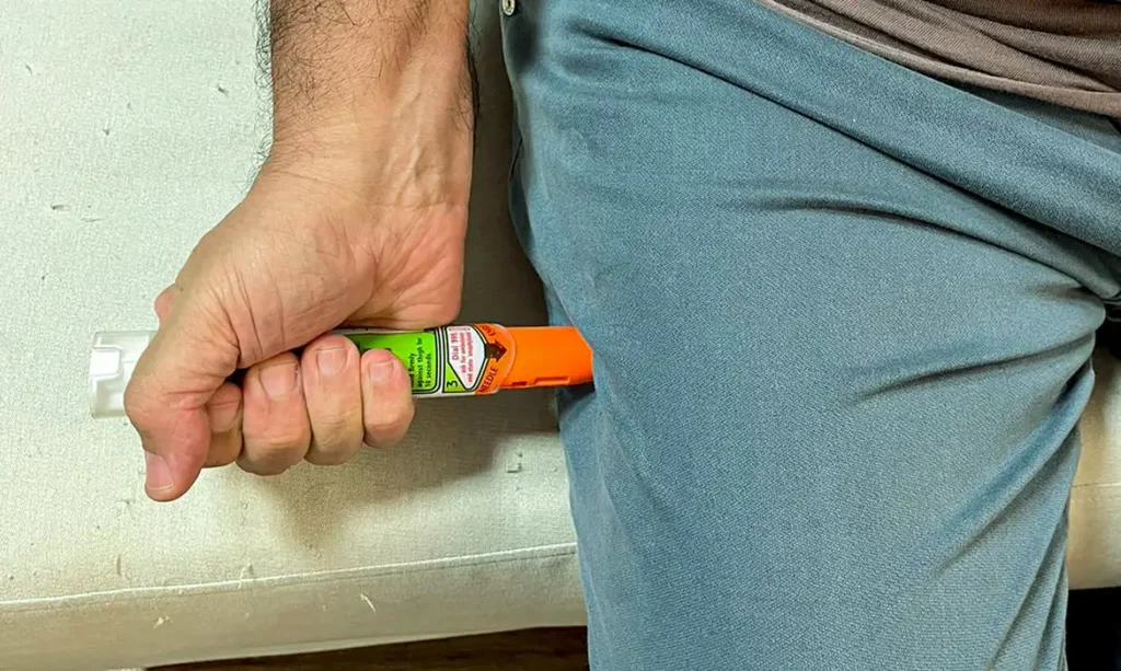 Alergia: Caneta de adrenalina