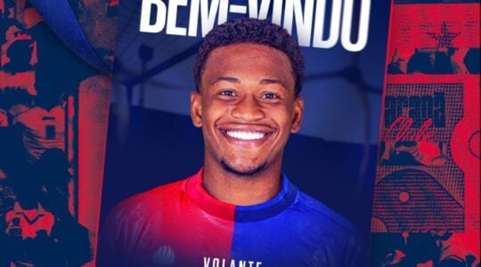 O volante Geilson, contratado pelo Paraná Clube