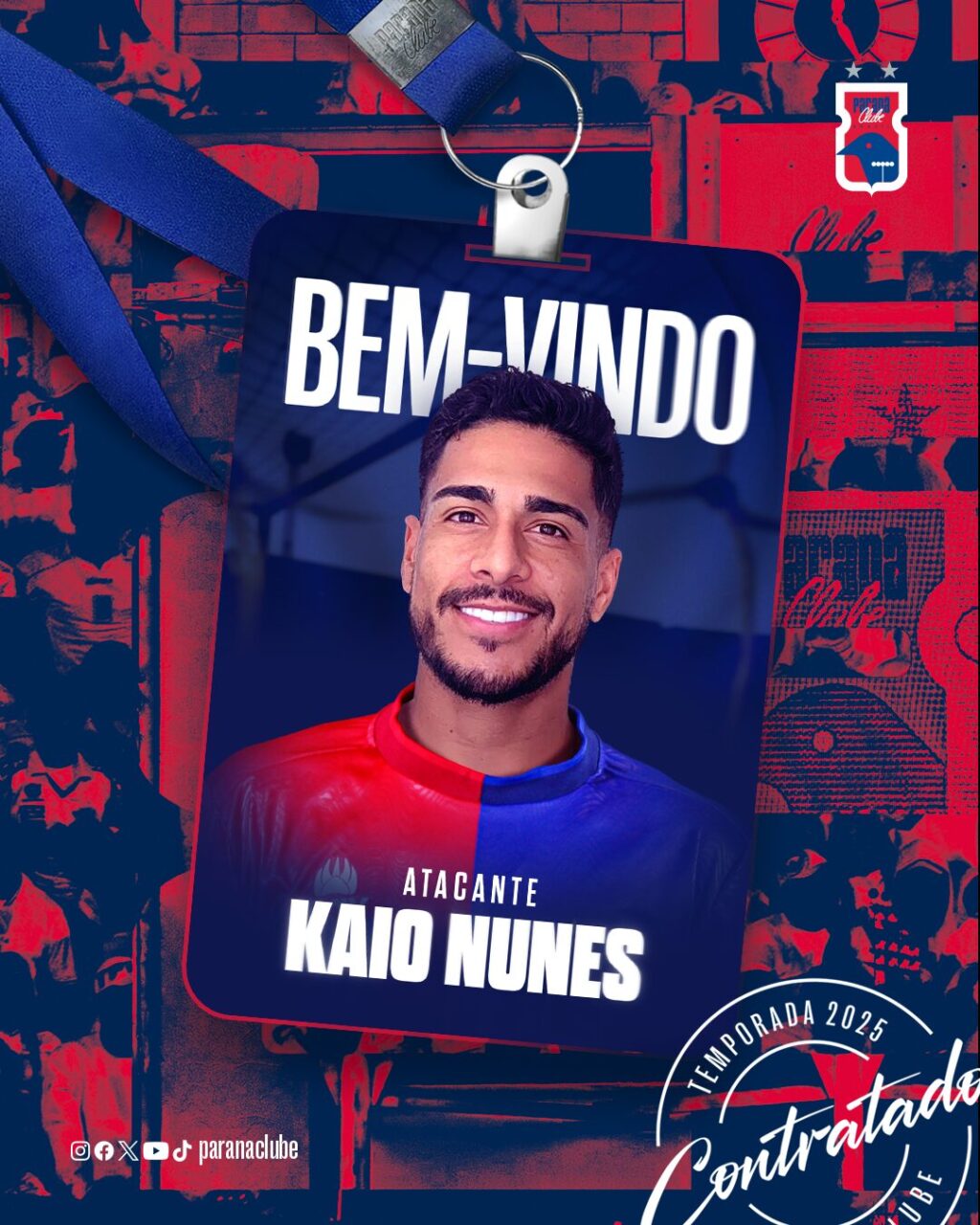 O atacante Kaio Nunes