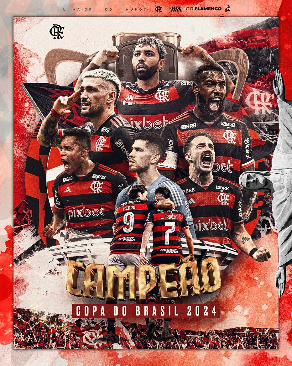 Flamengo campeão da Copa do Brasil 2024