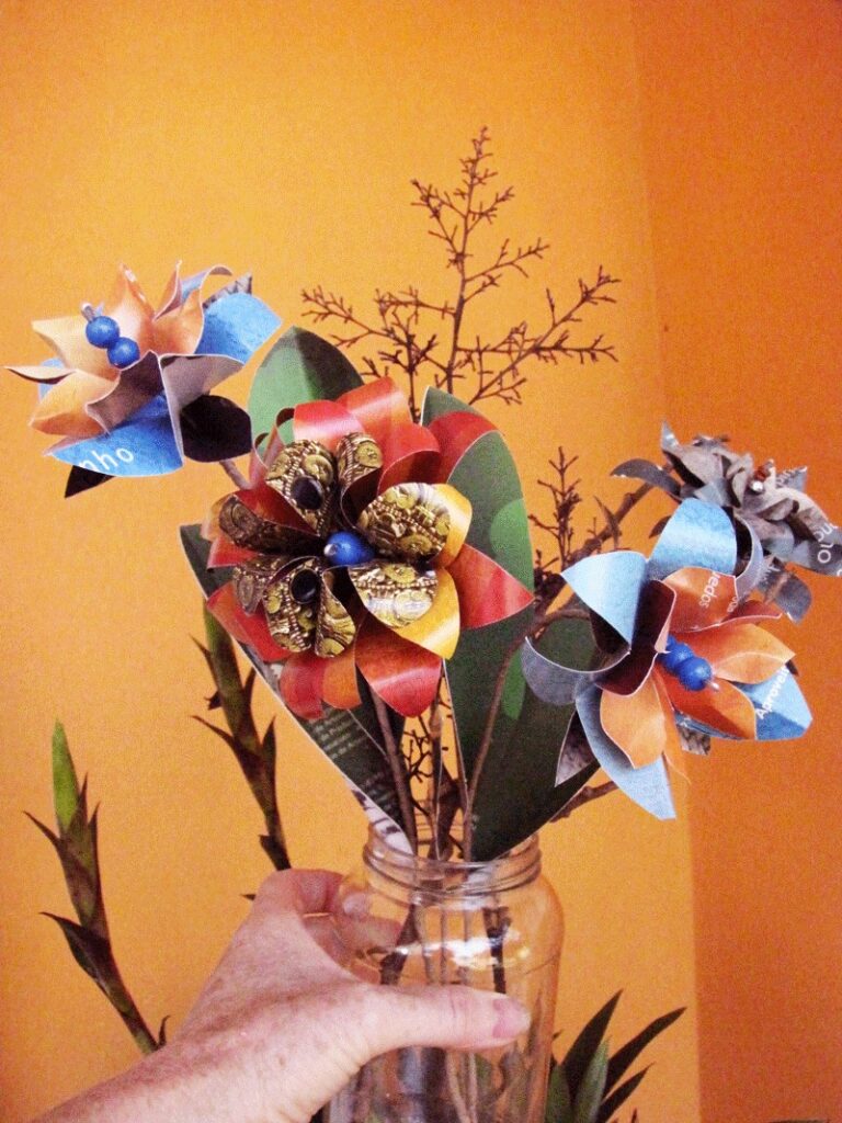 Flores de papel – foto Katia Horn