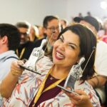 A atriz Fabiana Karla premiada no Festival de Cinema da Lapa