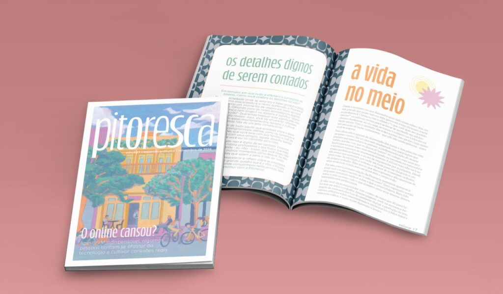 Revista Pitoresca – primeira edição (divulgação pitoresca)