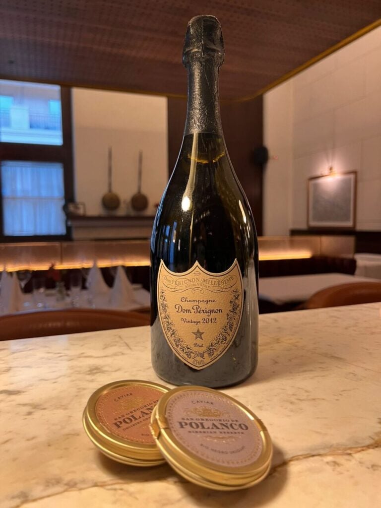 Champagne e caviar no Ile de France (foto M. Oliveira)