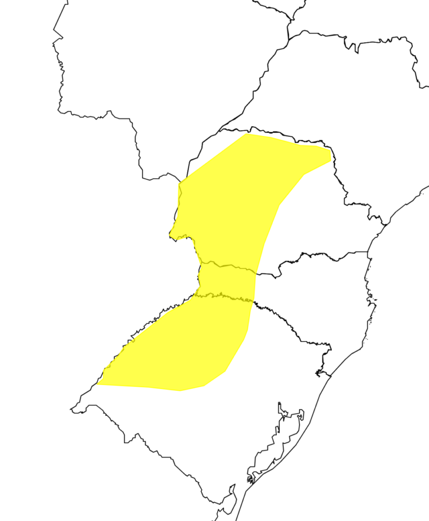 alerta amarelo